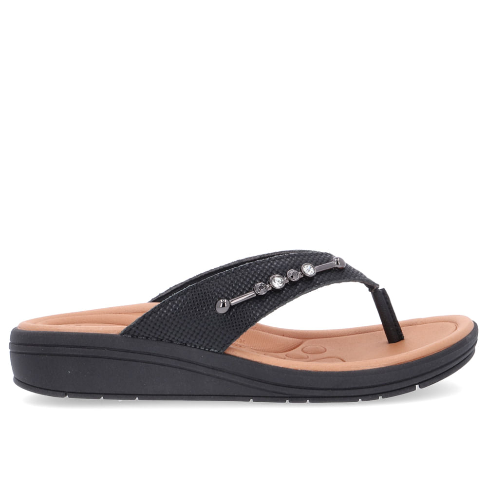 Chinelo cheap usaflex anabela